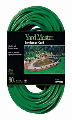 Woods Yard Master Outdoor 80 ft. L Green Extension Cord 16/3