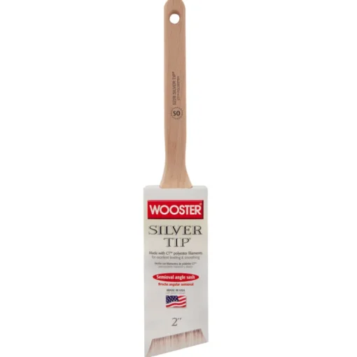 Wooster Silver Tip 2 in. Soft Angle Paint Brush
