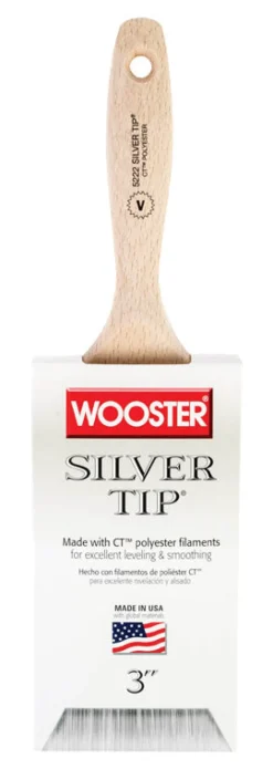 Wooster Silver Tip 3 in. Soft Flat Paint Brush
