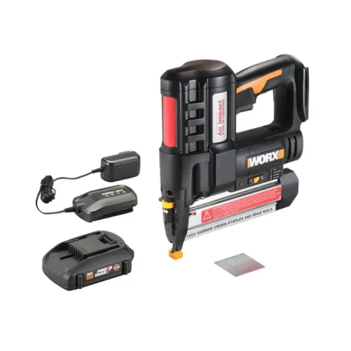 Worx Cordless Full-Sequential Firing Method Brad Nailer and Staple Gun Kit with Case 18 ga. 20V