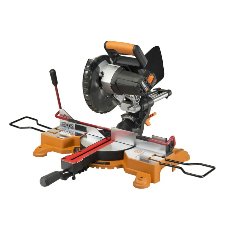 Worx 20V 3200 RPM Cordless Sliding Miter Saw Kit 7-1/4 Dia. in.