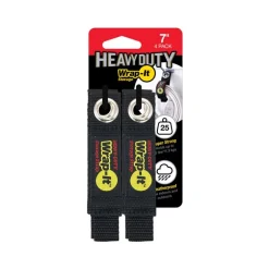 Wrap-It 1 in. W x 7 in. L Black Storage Straps 25 lb. 4 pk