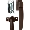 Wright Florida Bronze Steel Push Button Latch 1 pk