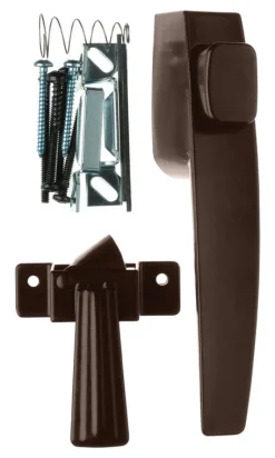 Wright Florida Bronze Steel Push Button Latch 1 pk