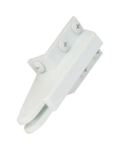 Wright White Plastic Bracket 1 pk