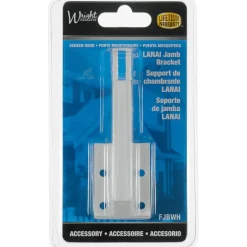 Wright White Plastic Bracket 1 pk