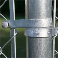 Yardlink Galvanized Silver Metal Chain Link Tension Band 1 pk