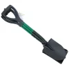 Yardsmith Assorted Color Steel 1-Round/1-Square Tip Mini Shovel 6.3 W in. with Fiberglass D-Handle