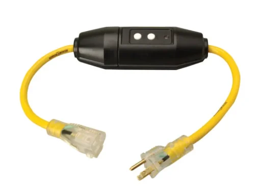 Yellow Jacket Outdoor 2 ft. L Yellow Extension Cord 12/3 SJTW