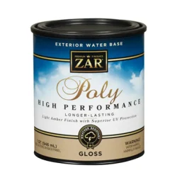 ZAR Gloss Clear Polyurethane 1 qt. (Pack of 4)