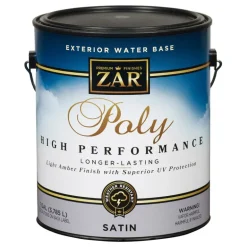 ZAR Satin Clear Water-Based Polyurethane 1 gal. (Pack of 2)