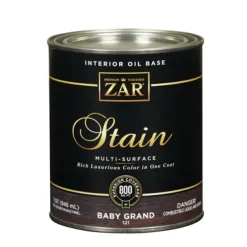 ZAR Semi-Transparent Baby Grand Medium Wood Stain 1 qt. (Pack of 4)
