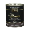 ZAR Semi-Transparent Black Caviar Oil-Based Polyurethane Wood Stain 1 qt. (Pack of 4)