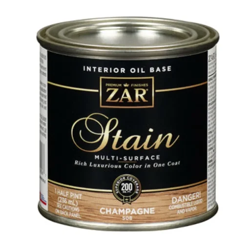 ZAR Semi-Transparent Champagne Oil-Based Wood Stain 8 oz. (Pack of 6)