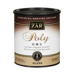 ZAR Ultra Max Gloss Clear Polyurethane 1 qt. (Pack of 4)