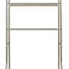 Zenith Products Nickel Silver Steel Bathroom Spacesaver