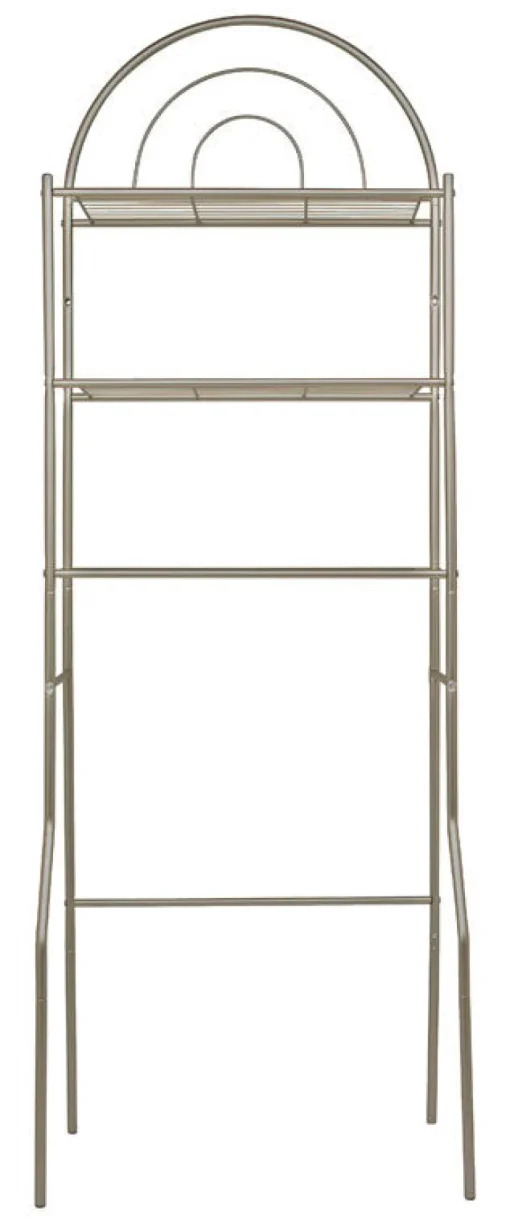 Zenith Products Nickel Silver Steel Bathroom Spacesaver