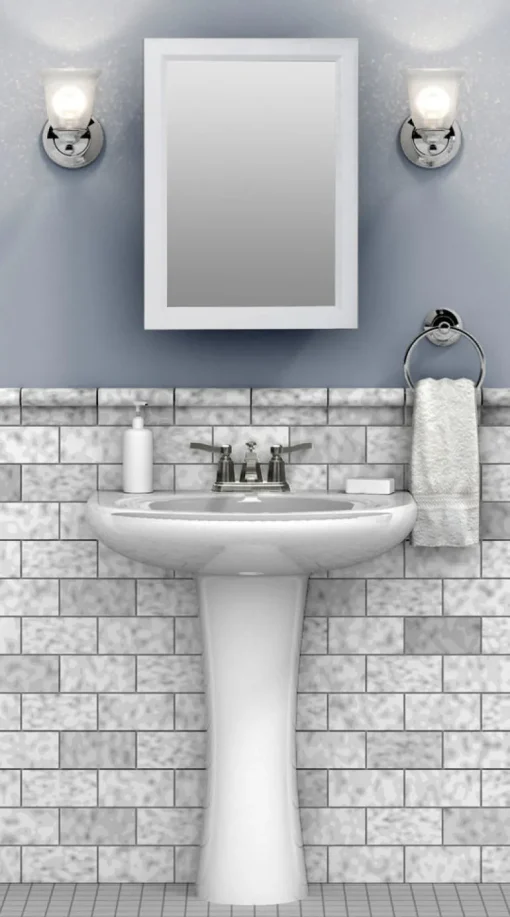 Zenith W231 Zenith 22.38 In. H X 16.38 In. W X 5 In. D Rectangle Medicine Cabinet