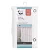 Zenna Home 71 in. H X 70 in. W White Solid Shower Curtain Liner PEVA