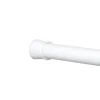 Zenna Home Baked Enamel White Tension Rod 49 in. L X 86 in. L