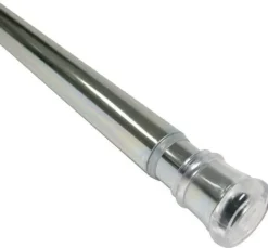 Zenna Home Chrome Silver Curtain Rod 24 in. L X 40 in. L