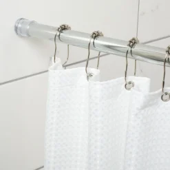 Zenna Home Chrome Silver Curtain Rod 24 in. L X 40 in. L