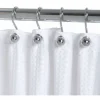 Zenna Home Chrome Silver Metal Shower Curtain Rings 12 pk