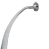 Zenna Home NeverRust Adjustable Curved Shower Rod 72 in. L Chrome