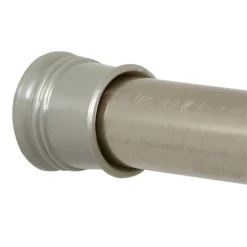 Zenna Home Shower Curtain Rod 72 in. L Brushed Nickel