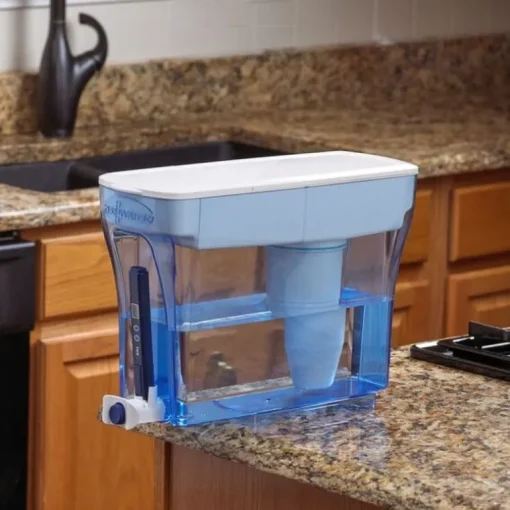 ZeroWater Ready-Pour 30 cups Blue Water Filtration Dispenser