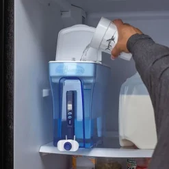 ZeroWater Ready-Pour 30 cups Blue Water Filtration Dispenser