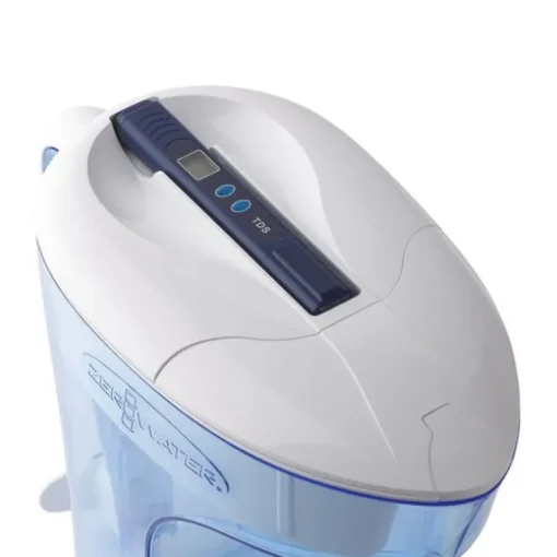 ZeroWater Ready-Pour 12 cups Blue Water Filtration Pitcher