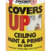 Zinsser Covers Up White Flat Solvent-Based Acrylic Ceiling Paint and Spray Primer 13 oz (Pack of 6)