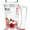 Zyliss DKB Black/Clear/Red Plastic 3.5-Cups Capacity Hand Mixer with Dispenser